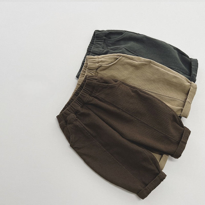 【80-130】カジュアルロングパンツ