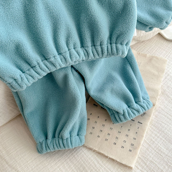 【73-130】ハーフジップカラーセットアップ