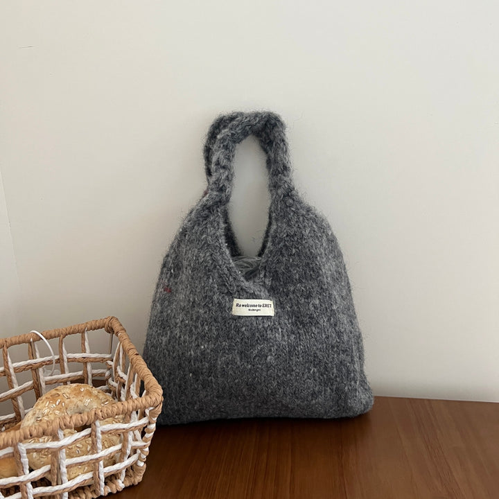 あったかニットバッグ