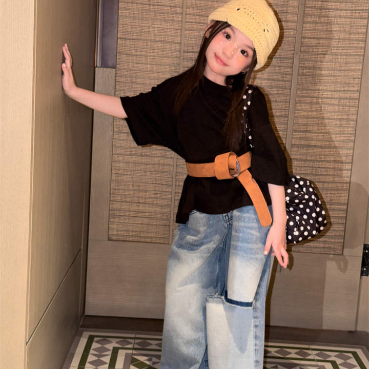 【90-150】ワンポイントデザインＴシャツ