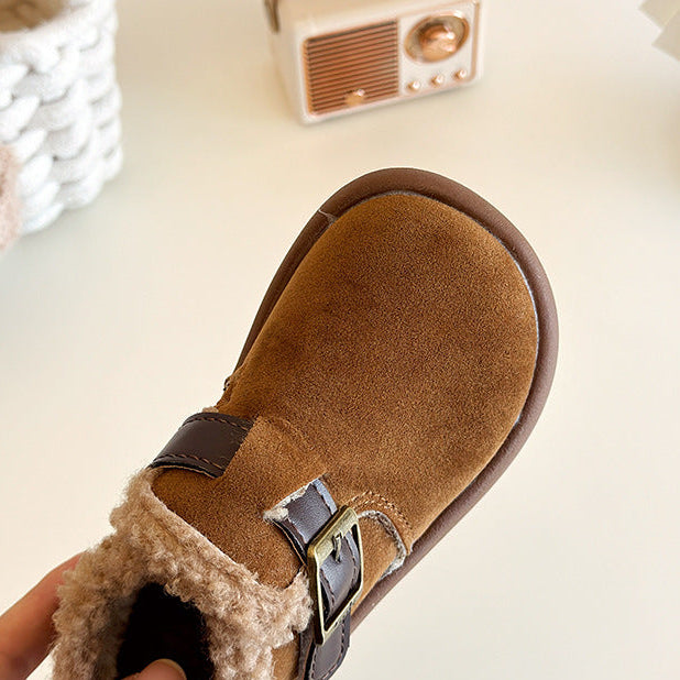 【14.0-21.5】ベルトデザインアンクルブーツ