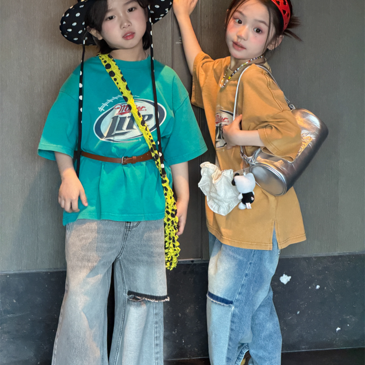 【90-150】オーバーサイズカジュアルTシャツ