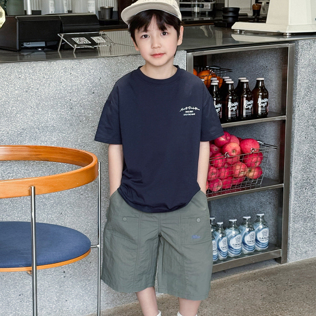 【90-150】カジュアルハーフパンツ