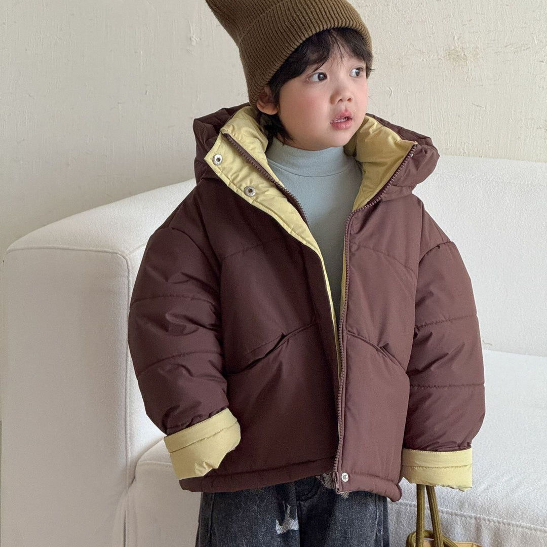 【80-150】バイカラーパデッドジャケット