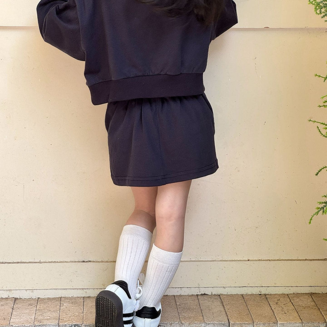 【90-140】ウエストロゴミニスカート