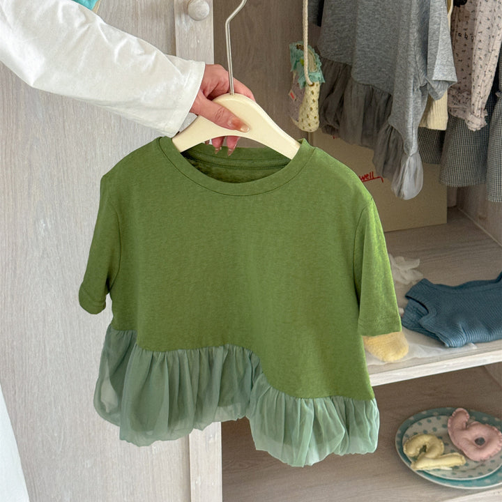【90-140】裾バルーンTシャツ