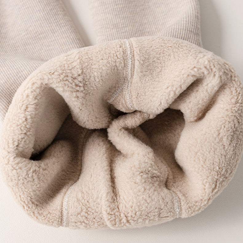 【100-155】リブレッグウォーマー付きレギンス