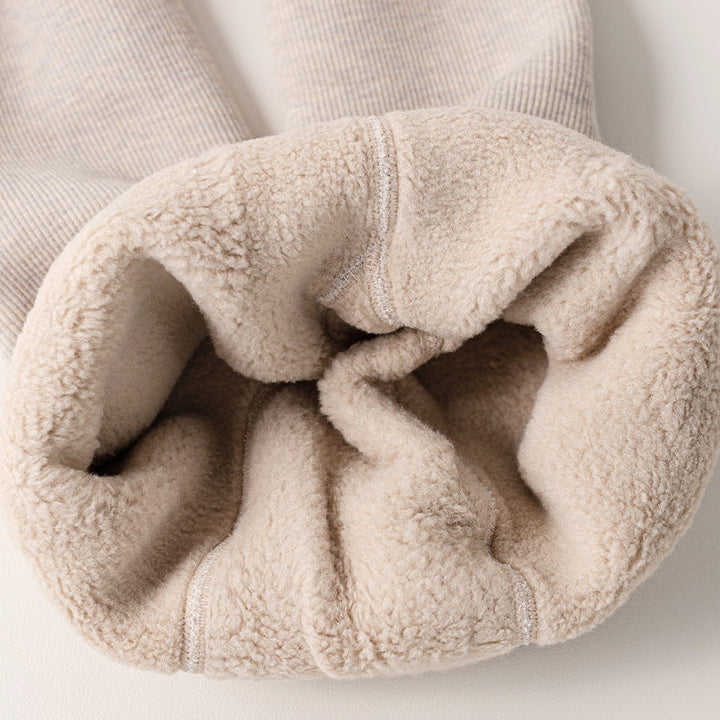 【100-155】リブレッグウォーマー付きレギンス