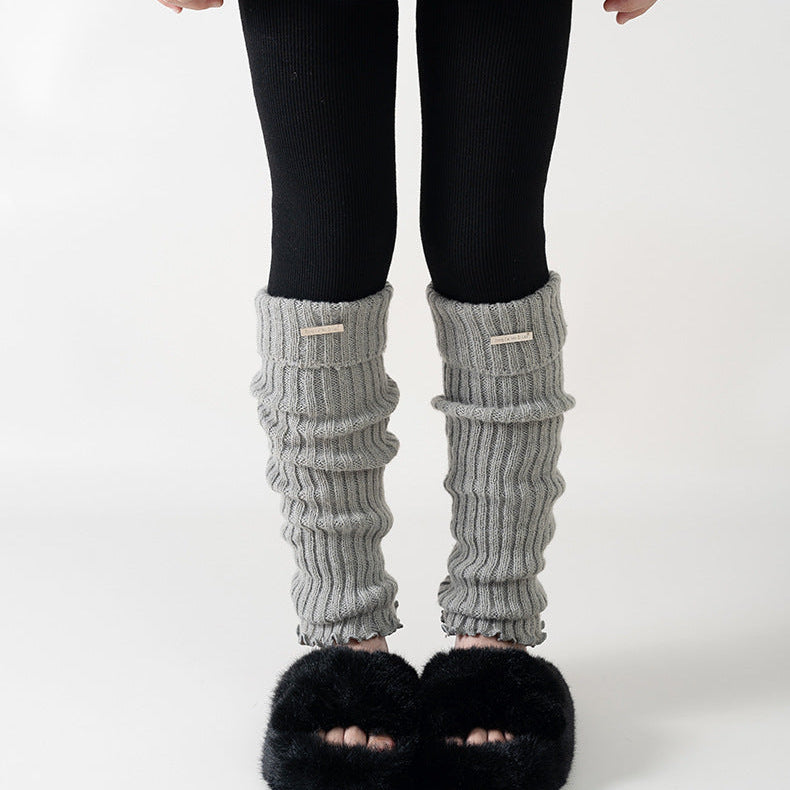 【100-155】リブレッグウォーマー付きレギンス