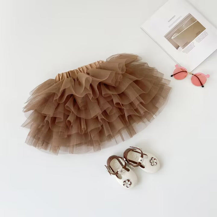 【80-140】チュールミニスカート