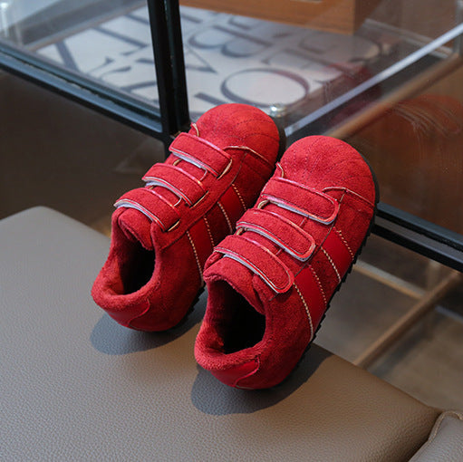 【14.5-20.5】ラインデザインベルクロスニーカー