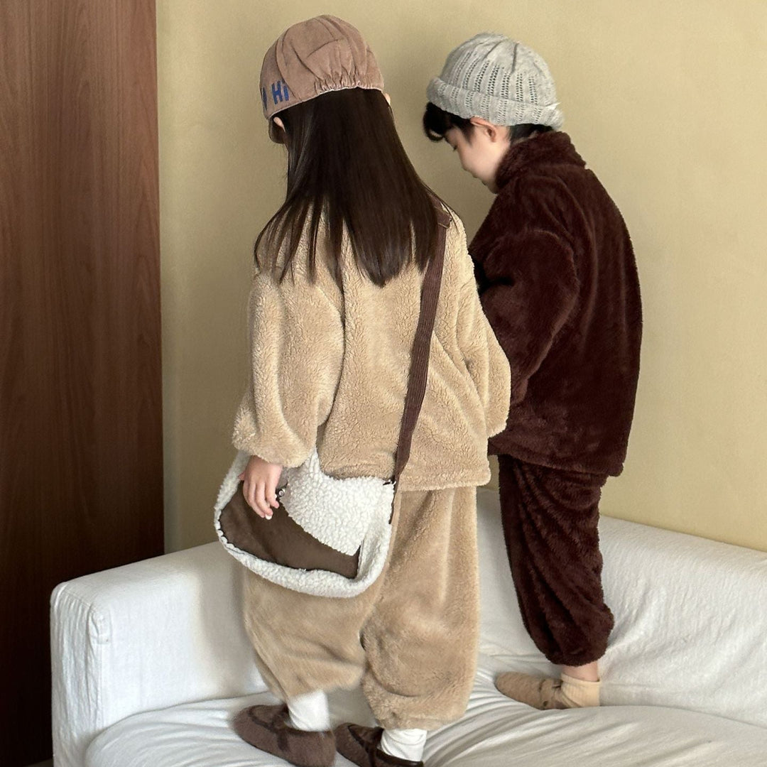 【80-150】フルジップあったかフリースセットアップ