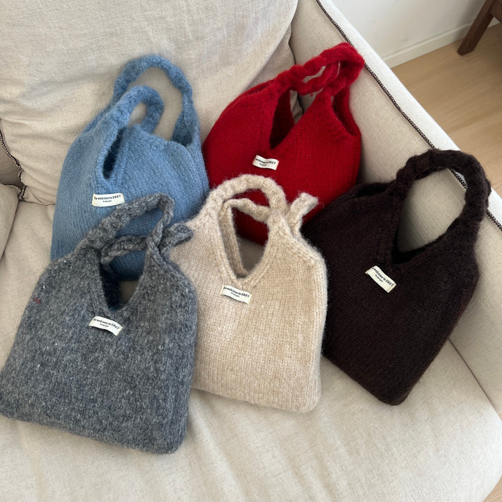 あったかニットバッグ