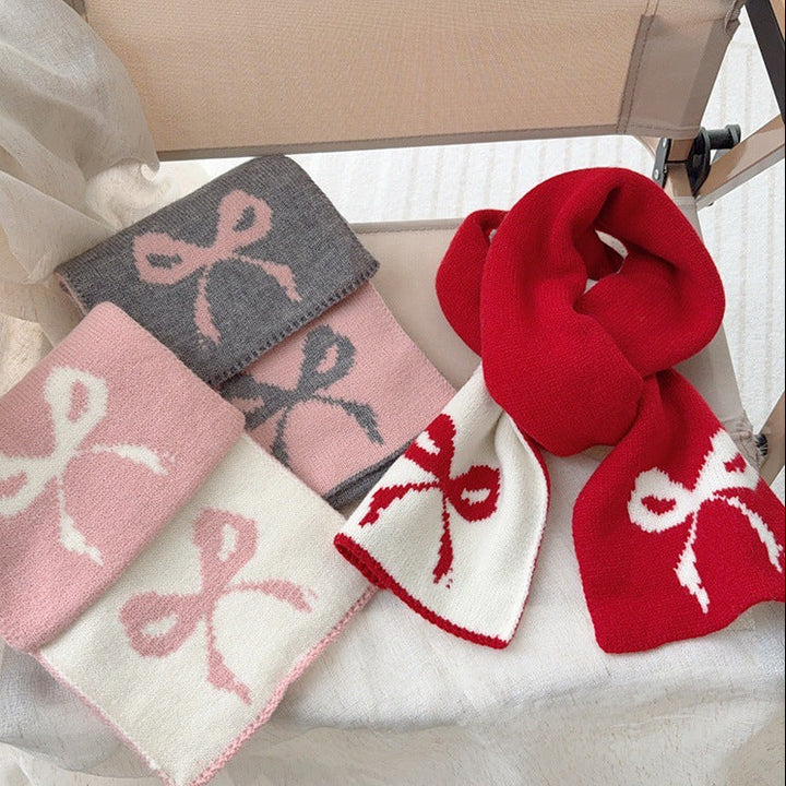 バイカラーリボンマフラー