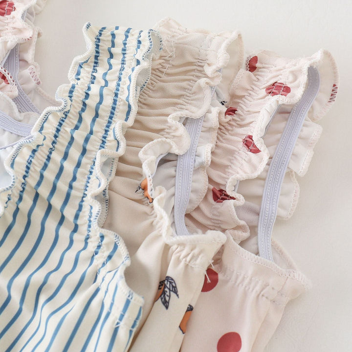 【90-140】シャーリングデザインセパレートスイムウェア