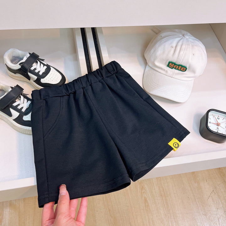 【90-140】ワンポイントスマイルショートパンツ