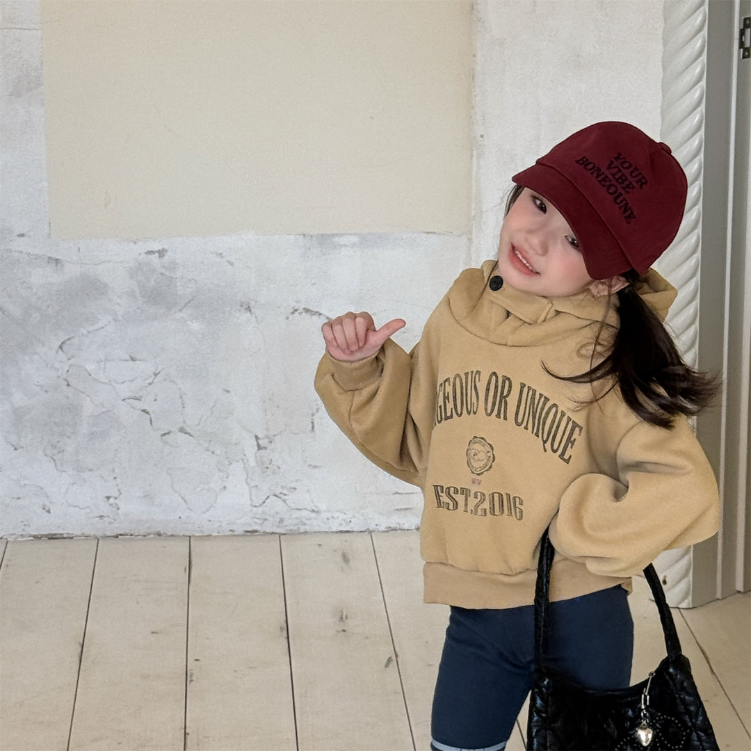 【80-130】ロゴプリントフーディートレーナー