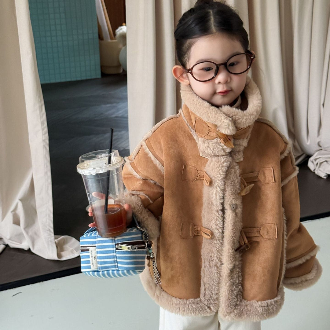 【90-140】スタンドカラーショートコート