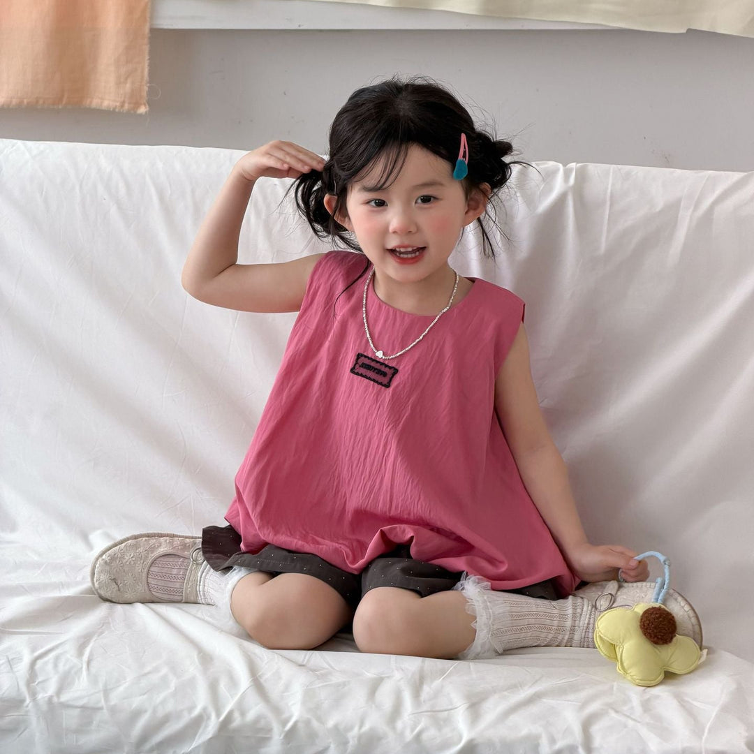 【90-140】裾バルーンノースリーブトップス