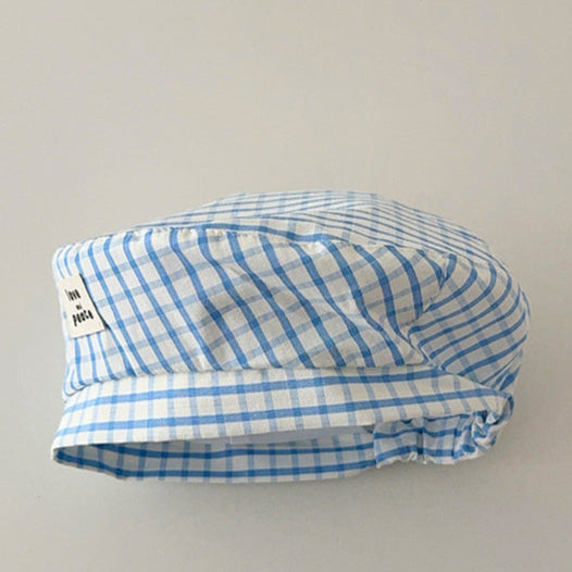 49-52cm】チェック柄ベレー帽｜ELMO-こども服エルモ- – こども服ELMO