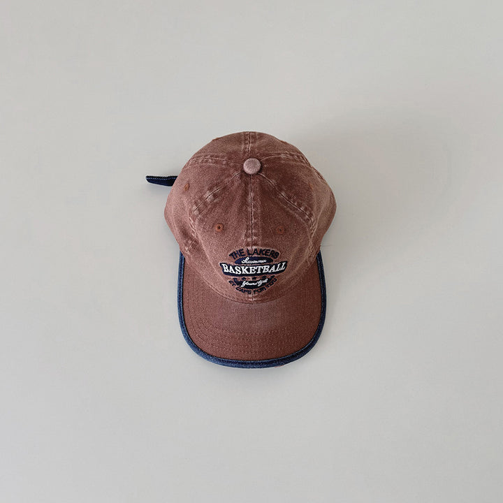 【52-56cm】ロゴ刺繍デザインキャップ