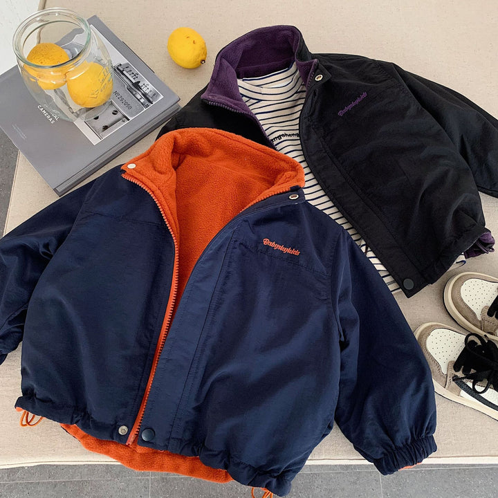 【90-140】リバーシブルブルゾン