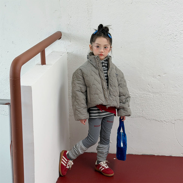 【80-130】裏起毛レッグウォーマー付きレギンス