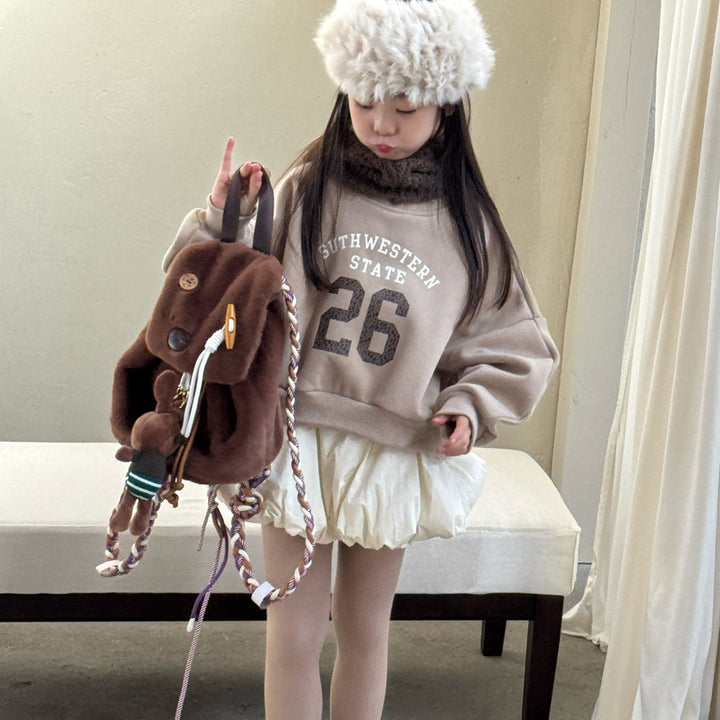 【90-150】フロントプリントトレーナー