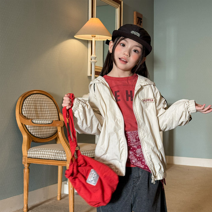 【80-130】ワンポイントウィンドブレーカー