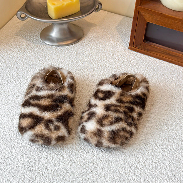 【14.5-21.5】レオパード柄サンダル