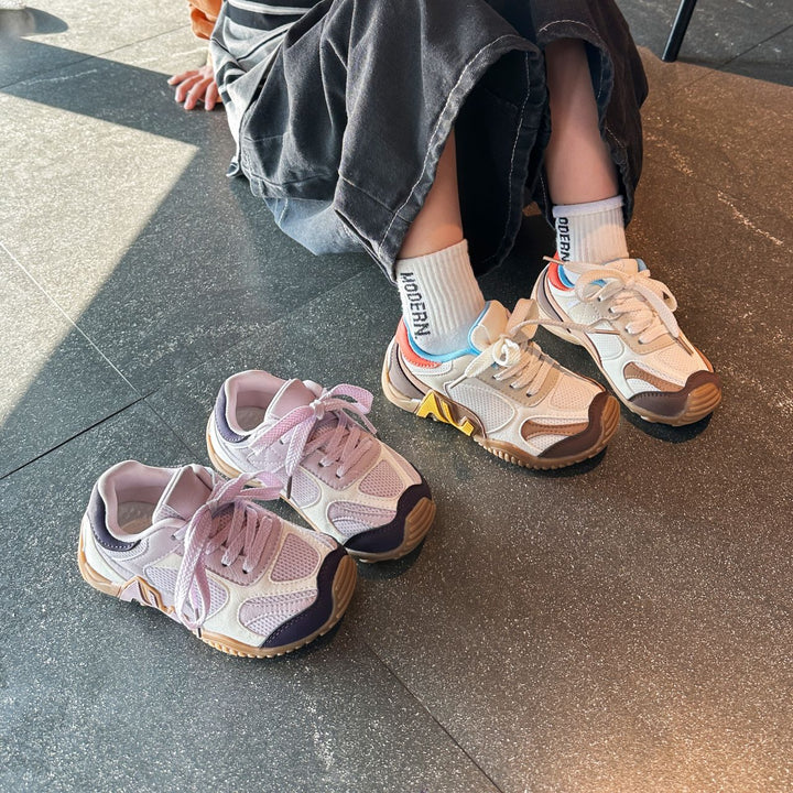 【16.0-22.0】クールデザインメッシュスニーカー