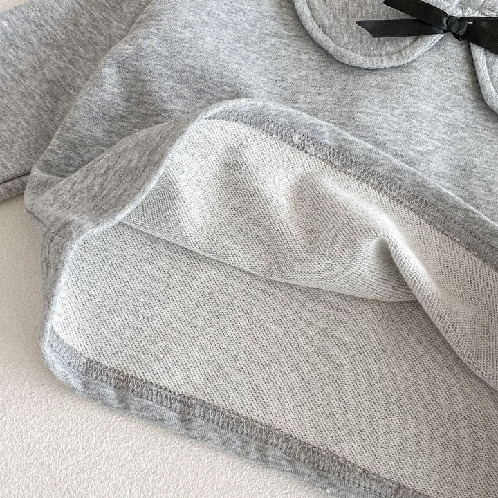 【73-110】ワンポイントリボントップス×スカートセット