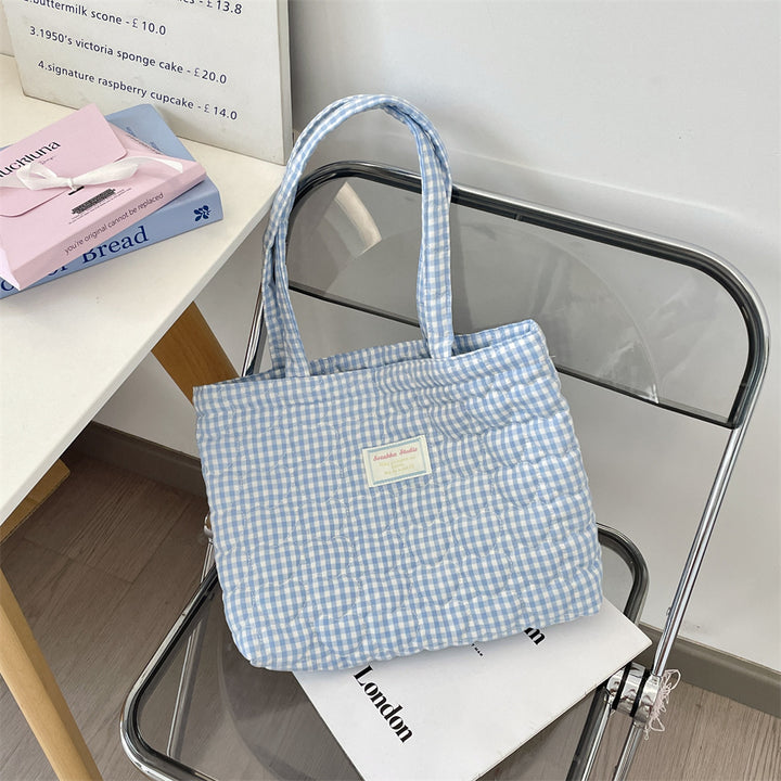 総柄キルティングバッグ