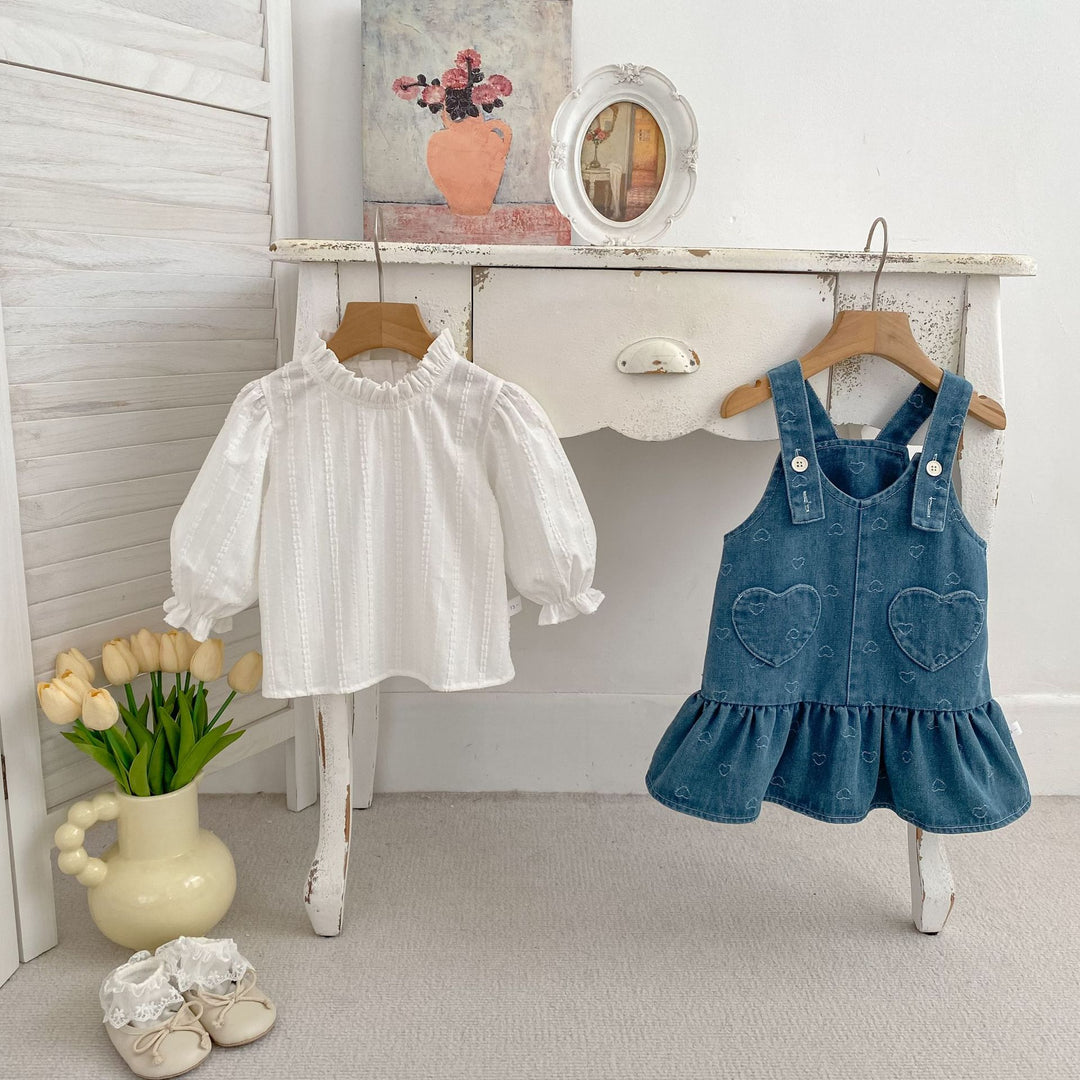 【73-120】フリルスタンドカラープルオーバー