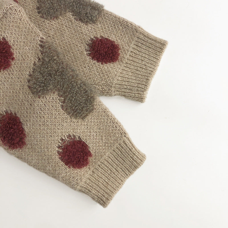 【80-130】ナチュラルニットカーディガン