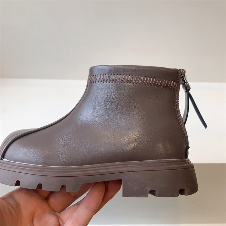 【kids】シンプルショートブーツ
