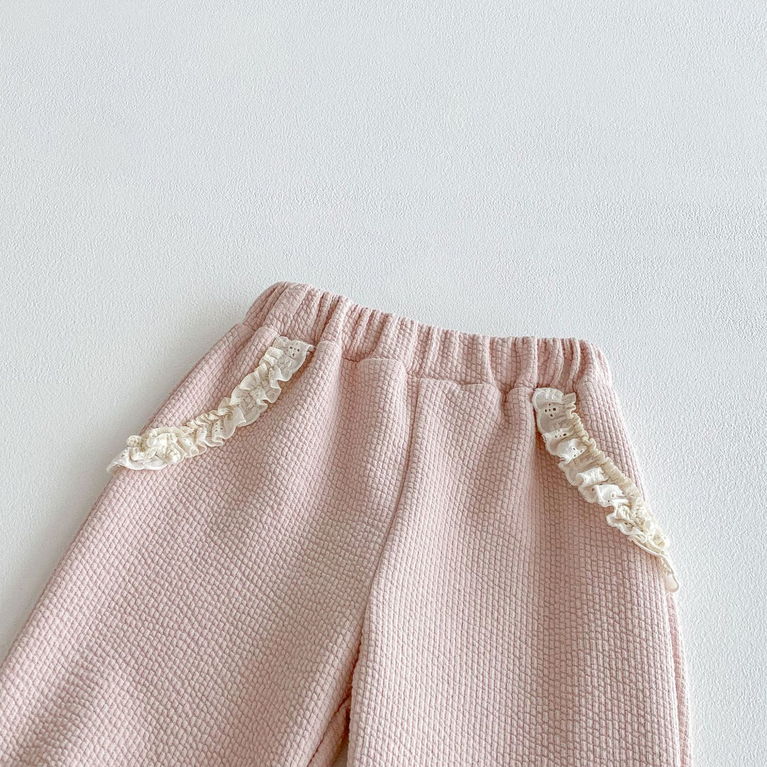 【73-110】ラッフルカラーワッフルセットアップ