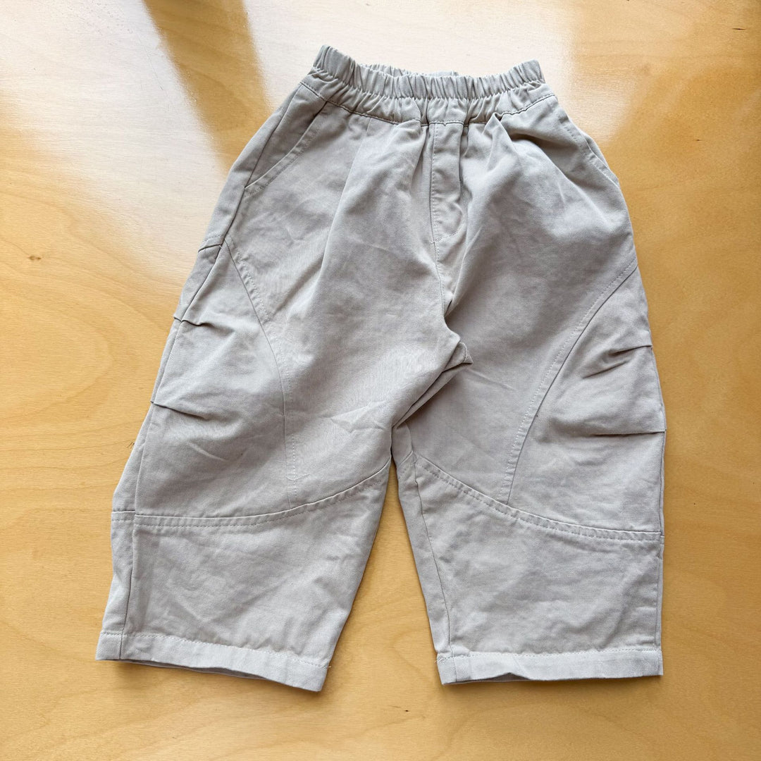 【80-150】シンプルバレルパンツ