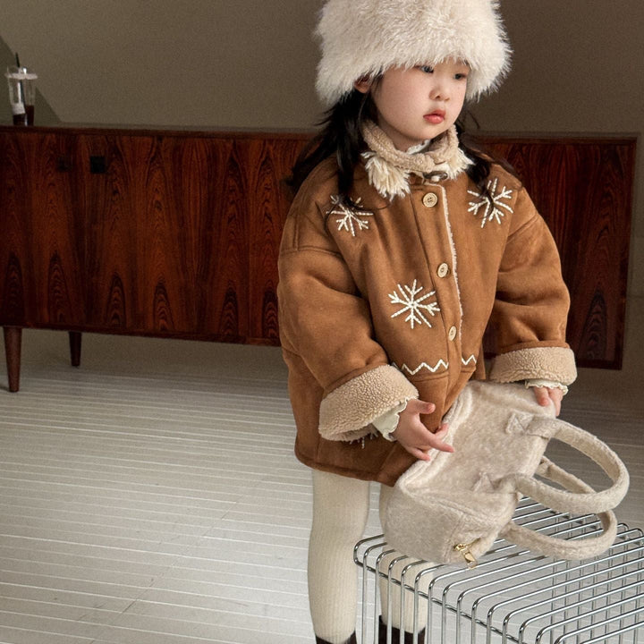 【90-140】snowflake刺繍ジャケット