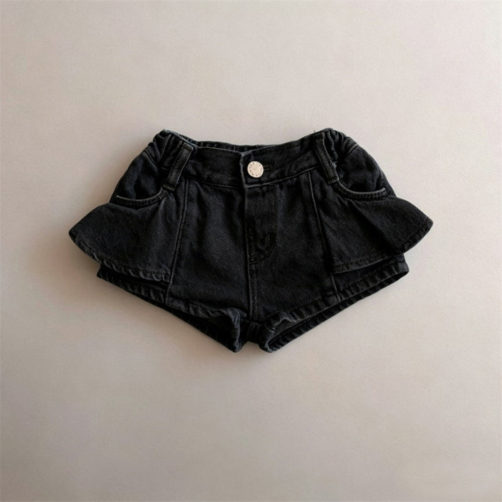 【80-130】サイドフリルショートパンツ