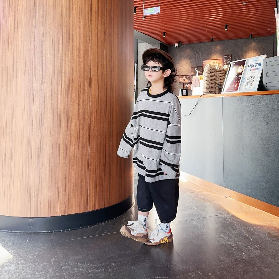 【16.0-22.0】クールデザインメッシュスニーカー