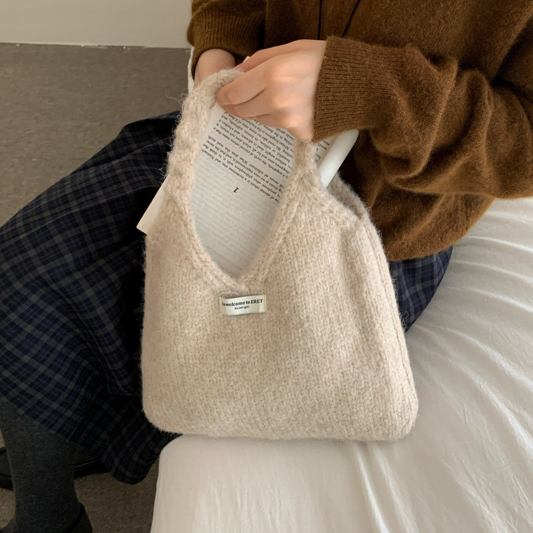 あったかニットバッグ