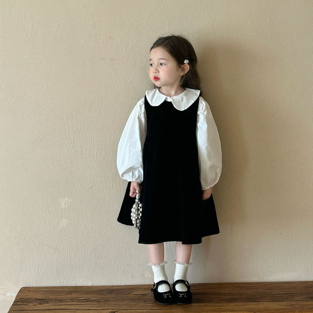 【90-140】フレアノースリーブワンピース