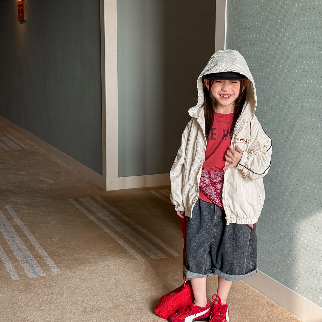 【80-130】ワンポイントウィンドブレーカー