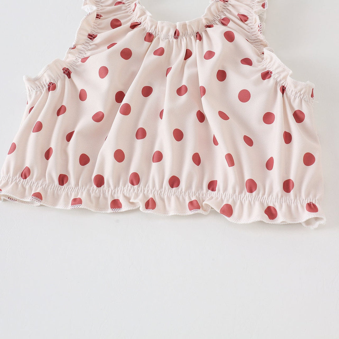 【90-140】シャーリングデザインセパレートスイムウェア