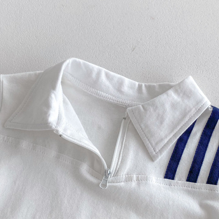 【80-130】スリーラインハーフジップセットアップ