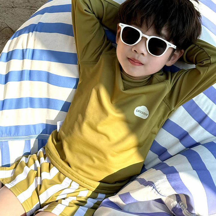 【90-140】ストライプセパレートスイムウェア