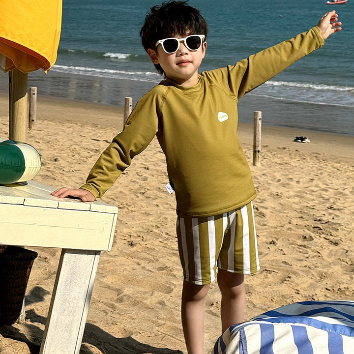 【90-140】ストライプセパレートスイムウェア