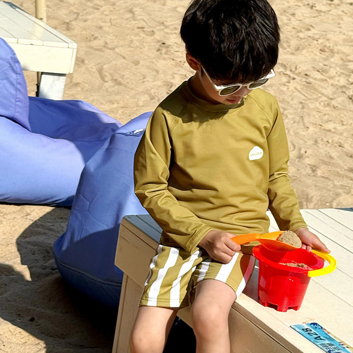 【90-140】ストライプセパレートスイムウェア