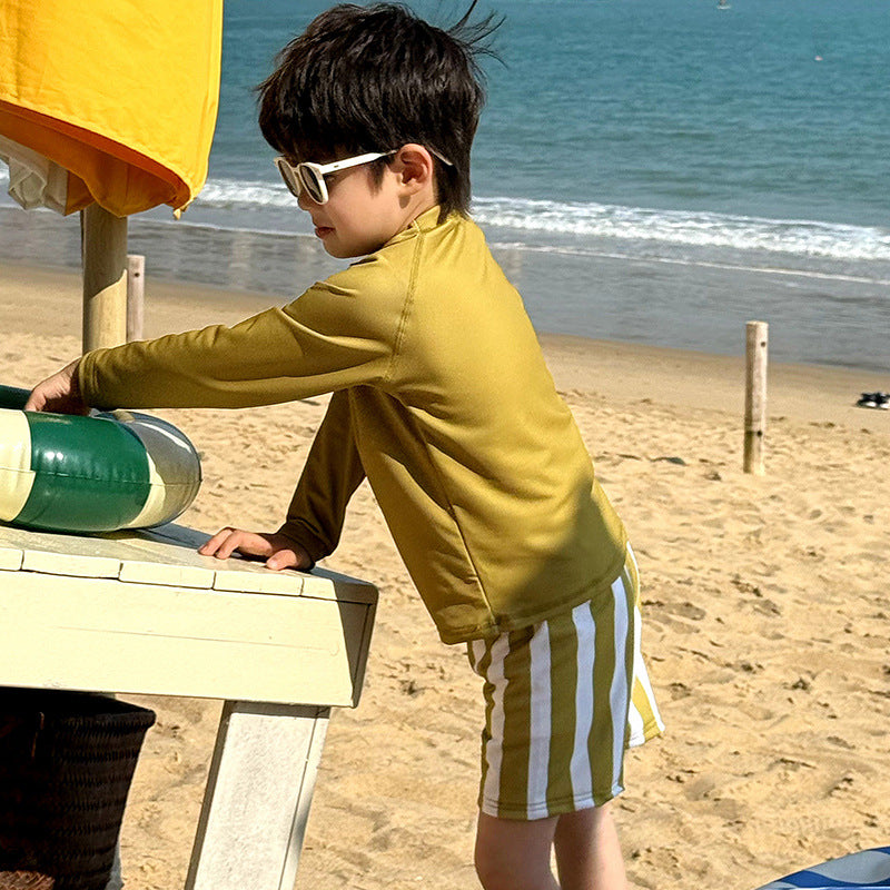 【90-140】ストライプセパレートスイムウェア